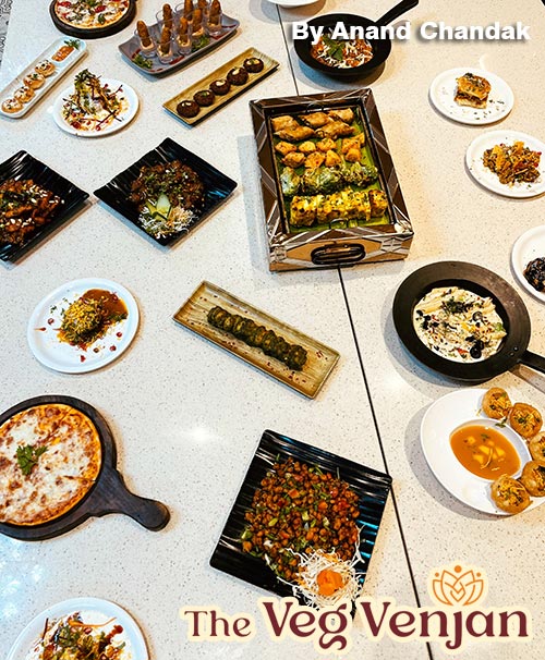 Jain speciality dishes at The Veg Venjan - no onion, no garlic, prepared separately.